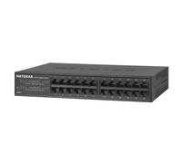 NETGEAR GS324 Non gestito Gigabit Ethernet [10/100/1000] Nero (24-PORT GE UNMANAGED SWITCH - WALL AND RACKMOUNT)