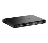 NETGEAR S350 Gigabit Ethernet PoE+ Smart Managed Essentials Switch a 52 porte - 48 x 1G PoE+ @ 380 W, 4 x 1G SFP dedicata - Montaggio su tavolo o in rack (GS348TPv2)