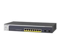 NETGEAR GS510TPP Switch PoE Smart Managed Pro a 10 Porte Gigabit Ethernet, con 8 PoE a 190 W, Montaggio su Desktop/Rack