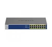 NETGEAR GS516PP Non gestito Gigabit Ethernet (10/100/1000) Supporto Power over Ethernet (PoE) Blu, Grigio