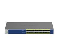 NETGEAR Switch PoE 24 porte Gigabit Ethernet Unmanaged (GS524PP) - con 24 PoE+ a 300 W, montaggio su rack/desktop e assistenza a vita ProSAFE