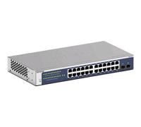 NETGEAR GS724T-600EUS SWITCH GESTITO 24 PORTE GIGABIT SMART 2 x COMBO SFP MONTAB