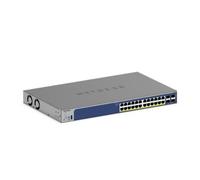 NETGEAR Gigabit Ethernet Smart Switch 28 porte PoE+ (GS728TXP) - Gestito, gestione cloud Insight opzionale, 24 x PoE+ @ 190W, 4 x 10G SFP, montaggio su desktop o rack