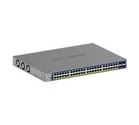 NETGEAR GS752TXPv3 Switch Ethernet Smart Managed a 48 porte, Switch Gigabit PoE+ Pro montato a rack con 4 porte SFP 10G (380W)