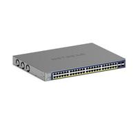 NETGEAR GS752TXPv3 Switch Ethernet Smart Managed a 48 porte, Switch Gigabit PoE+ Pro montato a rack con 4 porte SFP 10G (380W)