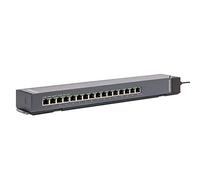 Netgear GSS116Ev2 Switch Smart Managed Plus Gigabit a 16 Porte Ethernet, con Sistema di Montaggio Click Anywhere