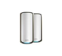 NETGEAR Orbi 970 Series Quad-Band WiFi 7, 2-Pack Quad-band (2,4 GHz / 5 GHz-1 / 5 GHz-2 / 6 GHz) Wi-Fi 6 (802.11ax) Grigio 3 Interno - Nouvo
