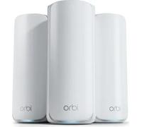 NETGEAR Orbi Mesh WiFi 7 Tri-Band (RBE773) | Kit da 3 | Router + 2 Satelliti | Copertura fino a 540 m2, 100 dispositivi 2.5 Gig Connessione Internet | BE11000 | (FIno 27 Gbps)