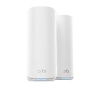 NETGEAR Orbi WiFi 7 Tri-Band (RBE872), WiFi Mesh Router + 1 Satelliti, Copertura fino a 600 m2, 150 Dispositivi Porta Internet 10 Gbit, BE21000 802.11be (fino a 21 Gbps)