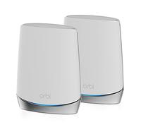 NETGEAR Orbi Wifi 6 Mesh RBK752, Router Wifi 6 + 1 Satellite, Copertura Fino a 350 m2 e 40 Dispositivi, Velocità AX4200 Triband