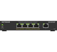 NETGEAR 5-Port Gigabit Ethernet PoE+ Plus Switch (GS305EP) Gestito L2/L3 Gigabit Ethernet (10/100/1000) Supporto Power over Eth