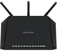 Netgear R6400 Router WiFi Nighthawk, Dual Band AC1750, Sicurezza Informatica Armor per lo smart working, 4 porte Gigabit