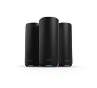 NETGEAR Orbi WiFi 7 Tri-Band (RBE873B), WiFi Mesh Router + 2 Satelliti, Copertura fino a 600 m2, 150 dispositivi 2.5 Gig Connessione Internet BE21000 (fino a 21Gbps),