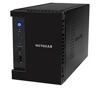 Netgear RN212D22-100NES ReadyNAS Serie 210 Storage Desktop da 4 TB con 2 Dischi da 2 TB di Classe Desktop, Processore Quad Core da 1.4 GHz, 2 Porte Gigabit, 3 Porte USB e 1 eSATA, Nero
