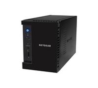 Netgear RN212D23-100NES ReadyNAS Serie 210 Storage Desktop da 6 TB con 2 Dischi da 3 TB di Classe Desktop, Processore Quad Core da 1.4 GHz, 2 Porte Gigabit, 3 Porte USB e 1 eSATA, Nero
