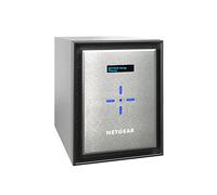 Netgear RN526X00-100NES ReadyNAS Private Cloud 526X Storage di Rete, 6 Slot, Senza Dischi, RAM 4 GB, Intel Server Dual Core, 2 Porte 10 GbE, Nero/Argento