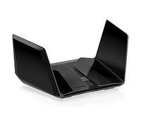 NETGEAR Router Nighthawk WiFi 6E (RAXE500) AXE11000 Velocità wireless 10,8 Gbps - Porta Internet da 2,5 GB - Router Gigabit Tri-Band - Copre 3.500 piedi quadrati, 60 dispositivi - VPN integrata, USB