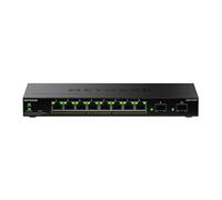 NETGEAR S350 Gigabit Ethernet PoE+ Smart Managed Essentials 10 porte Switch - 8 x 1G PoE+ @ 55 W, 2 x 1G SFP dedicata - Montaggio su tavolo o a muro (GS310TPv2)