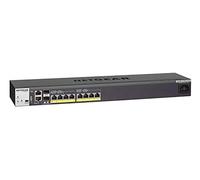 Netgear Serie M4100 GSM4210P Switch PoE Fully Managed a 10 Porte Gigabit Ethernet, con 8 PoE+ a 240 W, 2 SFP da 10G, Montaggio su Desktop/Rack