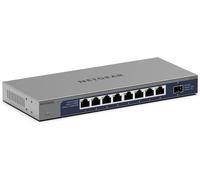 NETGEAR Switch 10Gb 8 Porte, Switch Ethernet Gigabit Non Gestito GS108X | 1 x 10Gb SFP+ Porte, Desktop/Parete