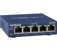 NETGEAR GS105 Non gestito Gigabit Ethernet (10/100/1000) Blu