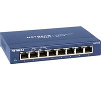 NETGEAR GS108GE switch di rete Non gestito Gigabit Ethernet (10/100/1000) Blu