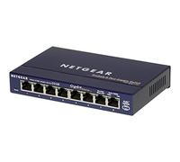 NETGEAR GS108GE switch di rete Non gestito Gigabit Ethernet (10/100/1000) Blu