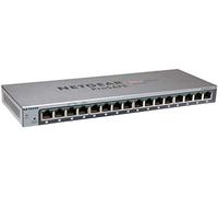 NETGEAR Switch di rete Smart Managed Plus a 16 porte Gigabit Ethernet, hub, sdoppiatore Internet (GS116E) - Protezione desktop e ProSAFE a vita, nero