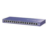 NETGEAR Switch Ethernet 16 porte Unmanaged (GS116GE), Switch PoE Gigabit con opzioni di Montaggio desktop o a parete e assistenza limitata a vita