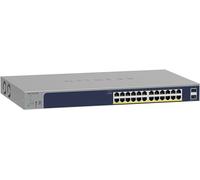 NETGEAR Switch Ethernet Gigabit PoE Smart 24 Porte GS724TPP, Gestione Insight Cloud, Switch RJ45 a 24 porte PoE da 380 W, 2 Porte SFP da 1 Gigabit, Montaggio su Desktop/Rack, Protezione a Vita ProSAFE