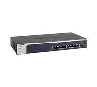 Switch di rete Netgear XS508M Non gestito 10G Ethernet (100/1000/10000) Grigio, Argento [XS508M-100EUS]