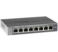 NETGEAR Switch Ethernet Plus 8 porte GS108E, Switch Gigabit con opzioni di montaggio desktop o a parete e assistenza limitata a vita