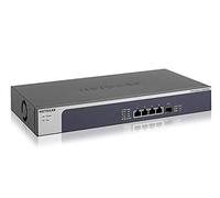NETGEAR Switch Ethernet Unmanaged Multi Gigabit 5 porte (XS505M). Ethernet 10G, con 1 SFP+ da 10 G, Montaggio su desktop/rack