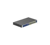 NETGEAR Switch PoE non gestito Gigabit Ethernet a 24 porte (GS524PP) - con 24 x PoE+ @ 300W, montaggio su desktop o rack e protezione limitata a vita