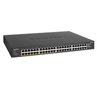 NETGEAR Switch PoE+ non gestito Gigabit Ethernet a 48 porte (GS348PP) - con 24 x PoE+ @ 380W, montaggio su desktop o rack