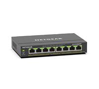 NETGEAR Switch PoE Plus 8 Porte GS308EPP, Supporto VLAN, QoS, Switch Ethernet Gigabit con 8 PoE+ a 123 W, Montaggio Desktop o a Parete
