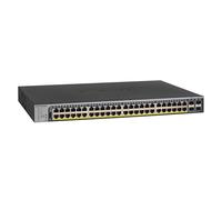NETGEAR Switch Pro gestito intelligente Gigabit PoE+ Ethernet a 48 porte con 4 porte SFP | 380W | ProSAFE e supporto tecnico chat a vita (GS752TP)