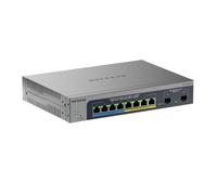 NETGEAR: switch Smart Managed 8 porte Ethernet Multi-Gig (MS110TXUP) | 8 porte PoE++ Ultra60 da 2,5 G a 230 W, 2 SFP+ da 10 G, gestione Insight Cloud opzionale, montaggio su scrivania o in rack