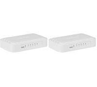 NETGEAR XS505M Switch Unmanaged a 5 porte Multi-Gigabit Ethernet 10G, con 1 SFP+ da 10 G, Montaggio su desktop/rack (Confezione da 2)