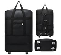 NethCasti Borsa aboffio medio da 24 pollici con ruote spiccabile borsino per viaggi con spalla a tracolla in tessuto oxford rotolamento impermeabile per il check-in case movimento