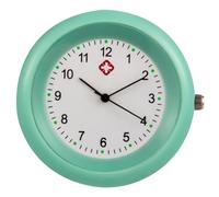 NethCasti Orologi per le infermiere clip sull'orologio infermieristico impermeabile per l'attacco stetoscopio orologio tascabile con scala chiara per regali infermieri verdi