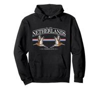 Netherlands Black-Tailed Godwit Vintage Dutch Souvenir Felpa con Cappuccio
