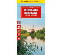 Netherlands Marco Polo Map : Straßenkarte und Autokarte mit sehenswerten Strecken, Highlights und digitaler Erweiterung