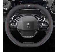 NETHIX Coprivolante Auto, per Peugeot 2008 2020-2023 Antiscivolo Durevole Facile da installare Volante Protezione Decorazione Accessori,A
