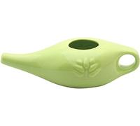 Neti Pot in ceramica, kit di lavaggio nasale in ceramica, per risciacquo nasale e pulizia nasale, 250 ml (verde)