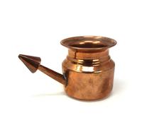Neti Pot in Rame per Irrigazione Nasale - Neti Lota Ayurvedico per Doccia Nasale