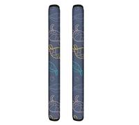 NETILGEN, 1 paio di copri maniglia per porta del frigorifero, con tartaruga, per tenere le dita in polvere, macchie di cibo, protezione per forno a microonde