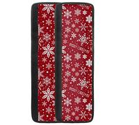 NETILGEN 2 pz Frigorifero Maniglia Copertura Maniglia Maniglia Rosso Fiocco di Neve Maniglia Antiscivolo Cucina Maniglie Decor Protector per Casa Regolabile Buon Natale
