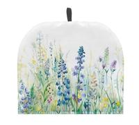 NETILGEN Copertura per teiera isolata per teiera, decorazione per la casa e la cucina, copertura antipolvere per riscaldare il bollitore da tè, trapunta, regalo creativo per donne, moglie, mamma, blu