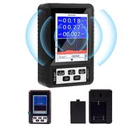 NETONDA Geigercontatore radioattivo, misuratore di radiazioni nucleare, dosimetro per misurazione beta gamma, tester a raggi X, rilevatore di radiazioni professionale con display LCD - nero